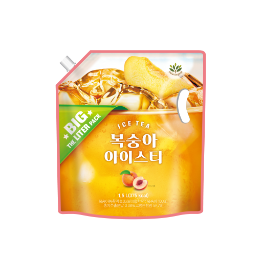 1.5L) peach iced tea