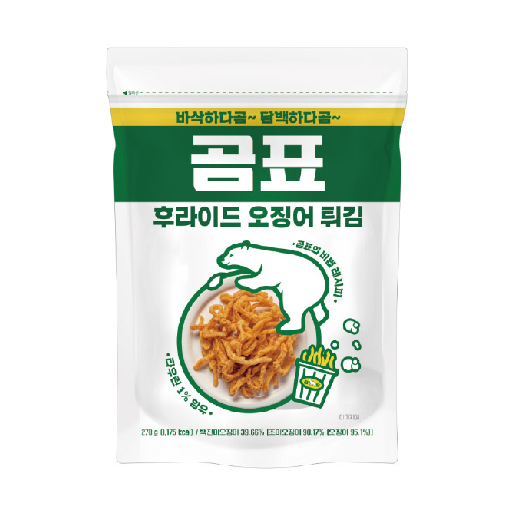 Bear sign fried squid