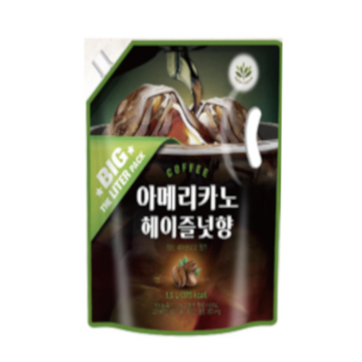 1.5L) americano hazelnut flavored