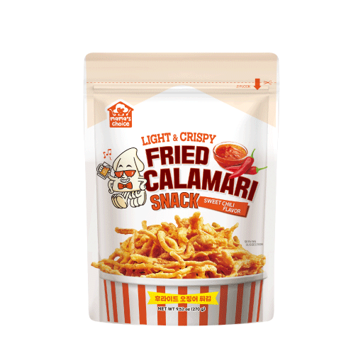 Fried Calamari Snack Sweet Chili Flavor